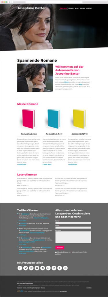 BoD-Jimdo-Autorenwebsite